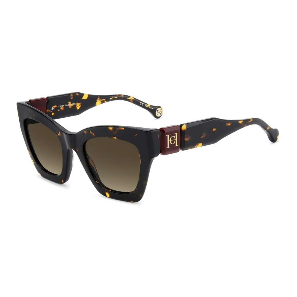 Carolina Herrera Women's Brown Sunglasses, 52 Mm, Cat Eye Sunglasses