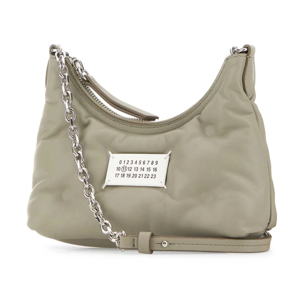 Maison Margiela Grijze leren Hobo schoudertas Gray Dames