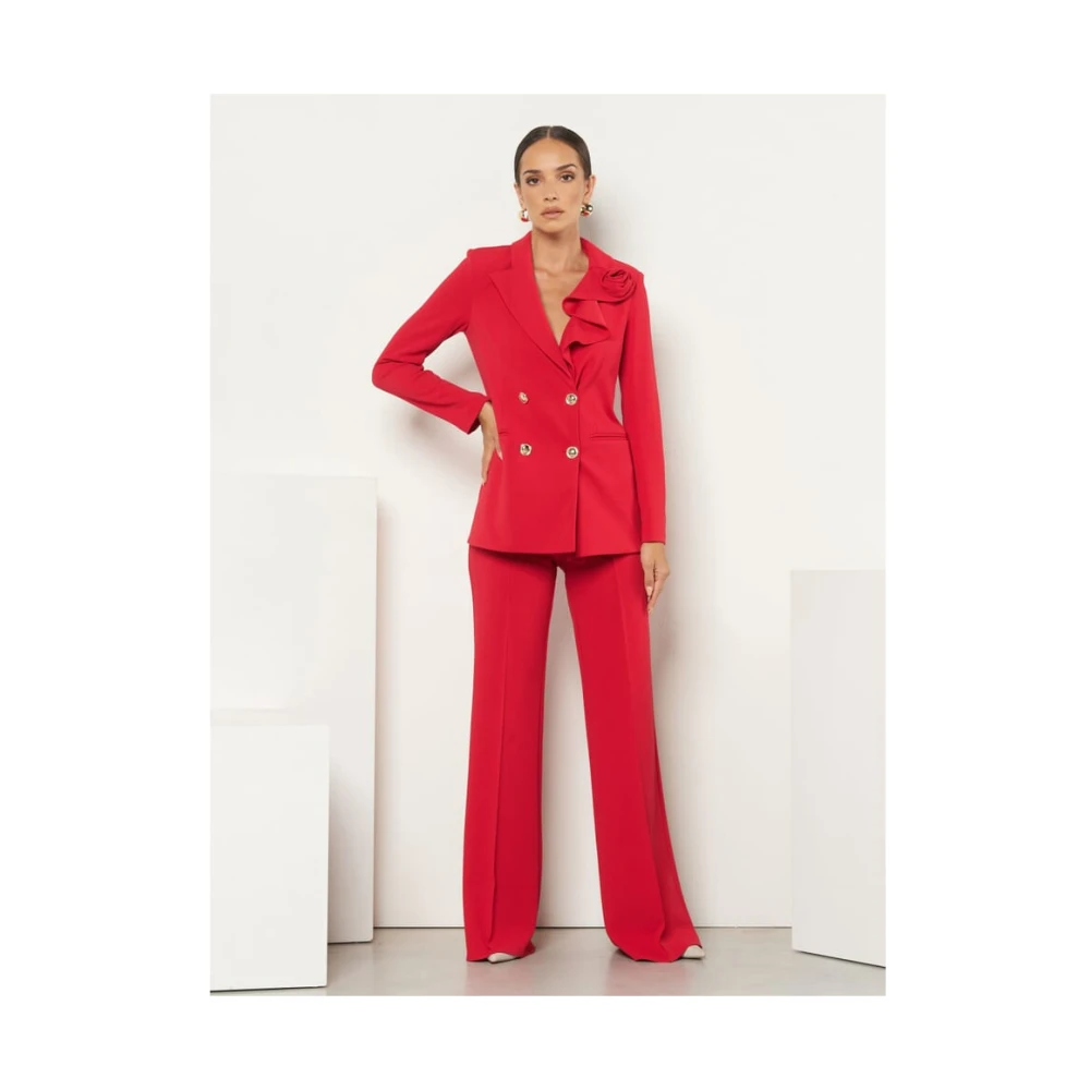 RINASCIMENTO Herfst Winter Collectie Broek Red Dames