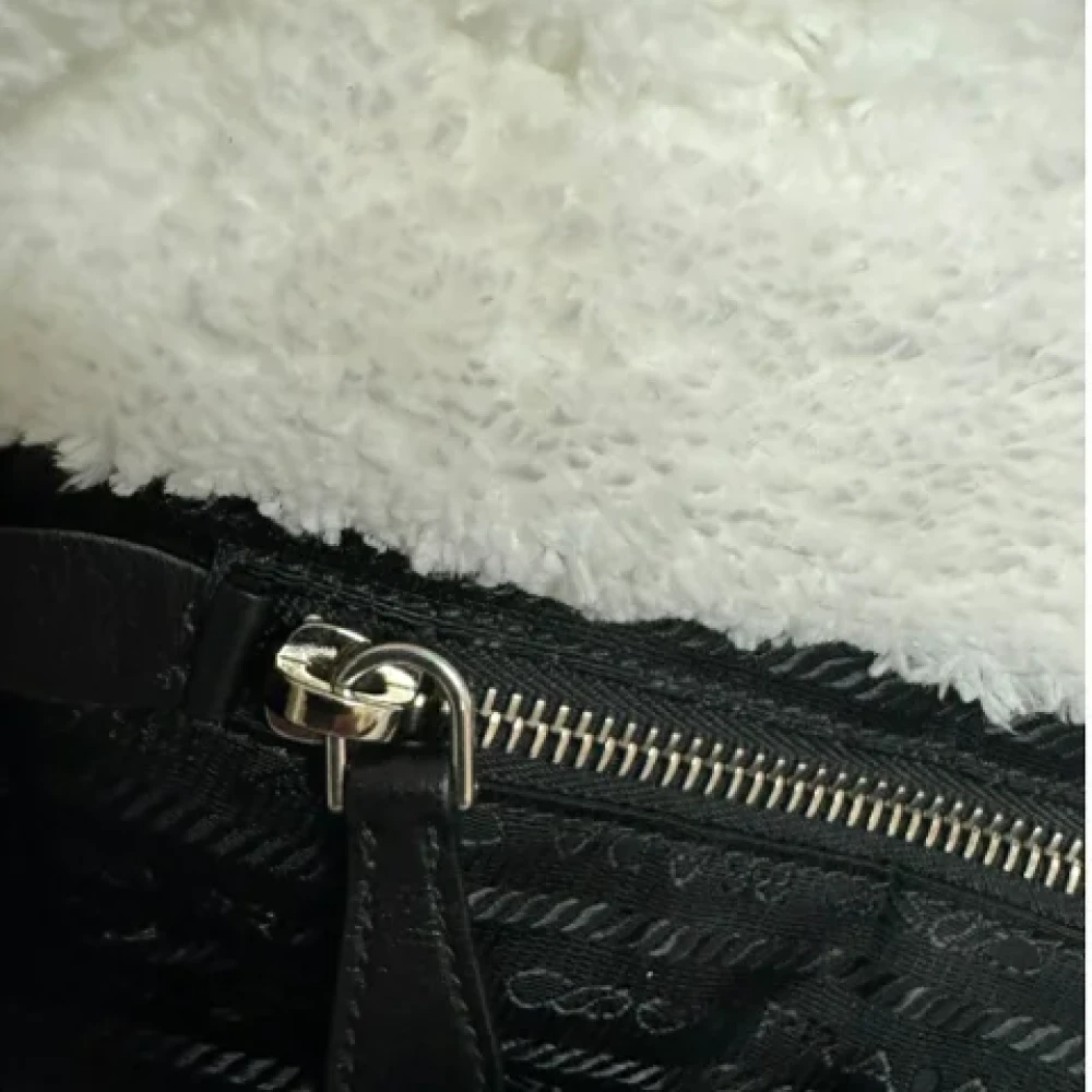 Prada Vintage Pre-owned Fabric prada-bags White Dames