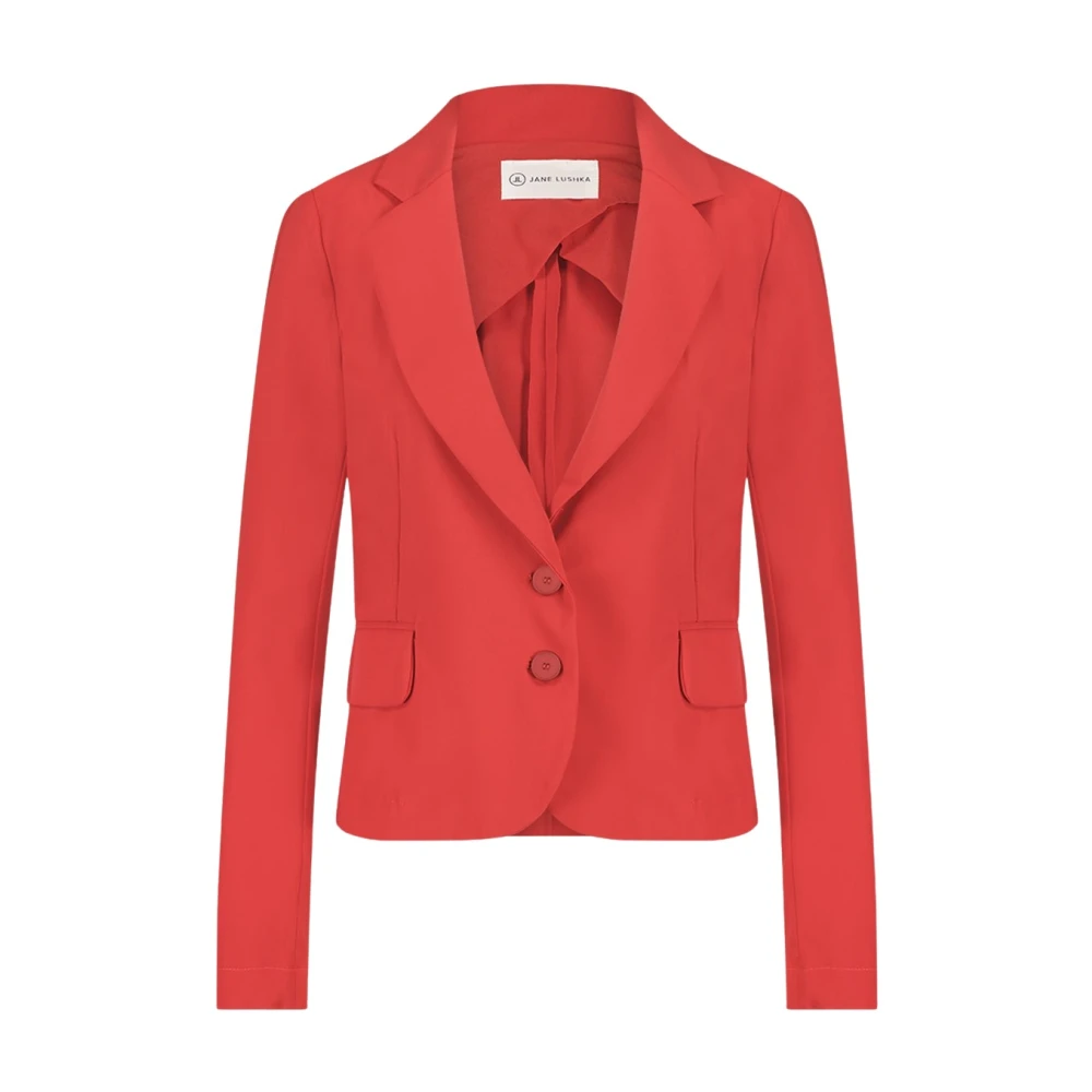 Jane Lushka Röd Teknisk Jersey Atina Blazer Red, Dam