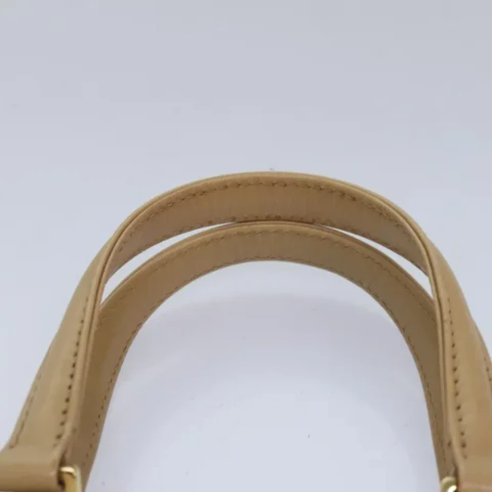 Fendi Vintage Pre-owned Canvas fendi-bags Beige Dames
