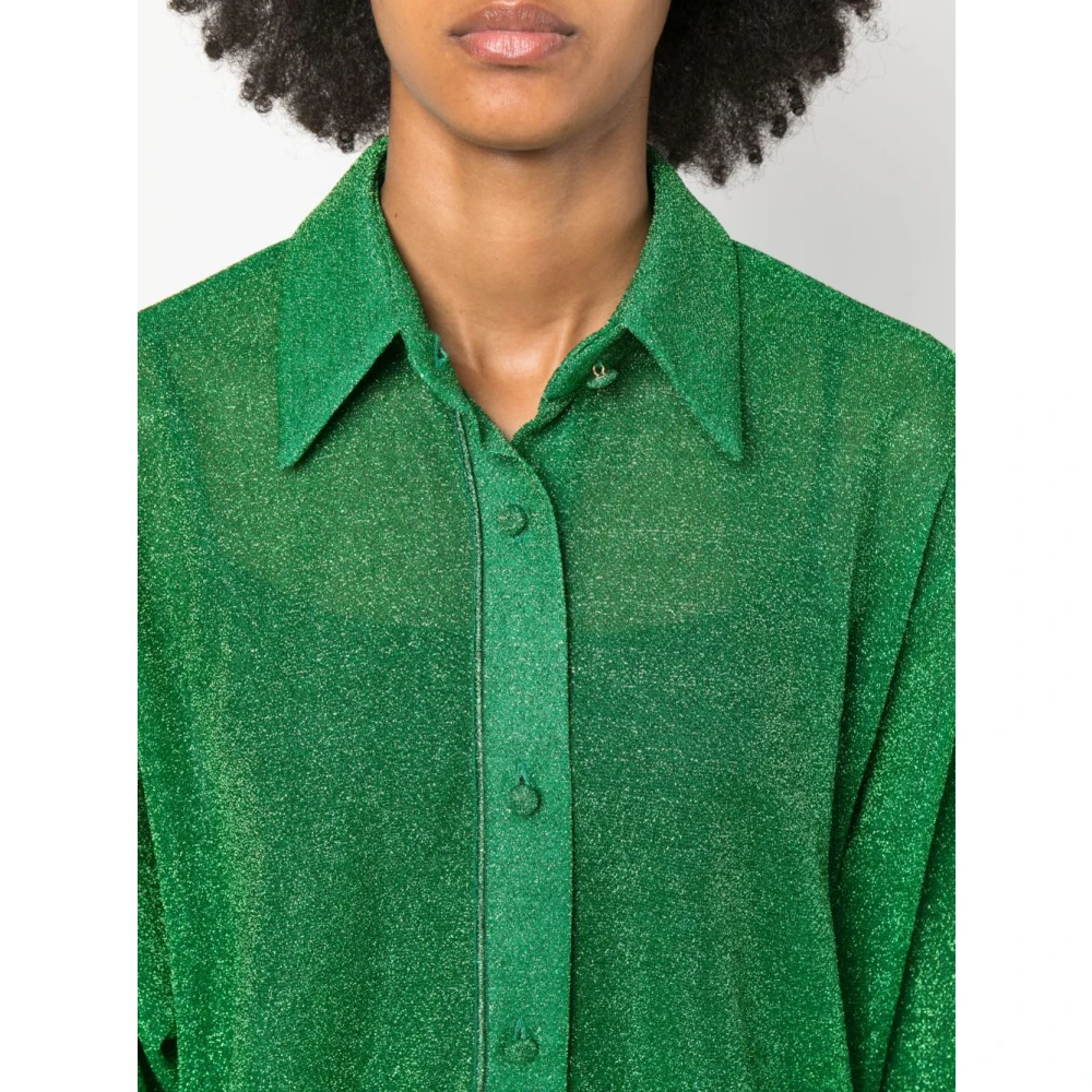 Oseree Stijlvolle Shirts Green Dames