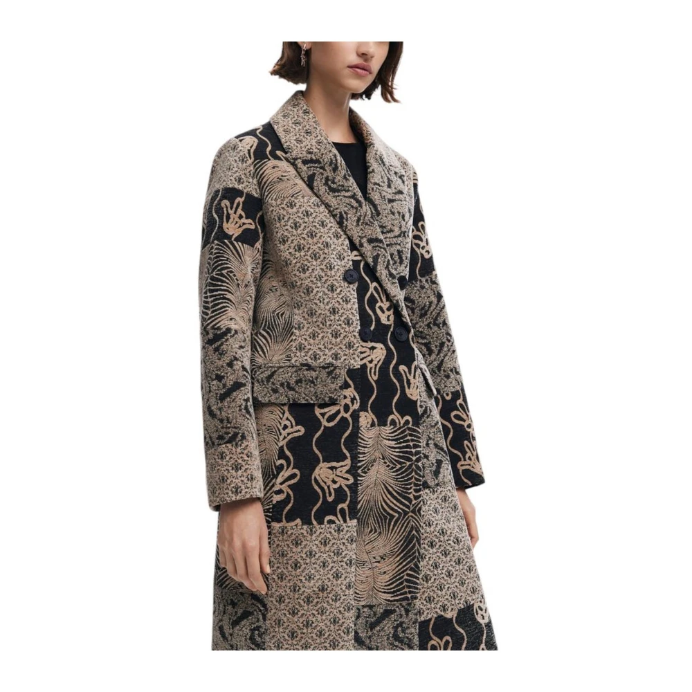 Desigual Herfst Winter Jas & Mantel Collectie Multicolor Dames