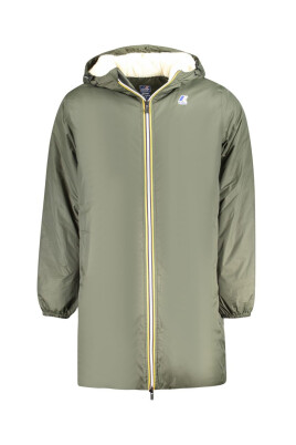veste-longue-homme-en-polyester-vert