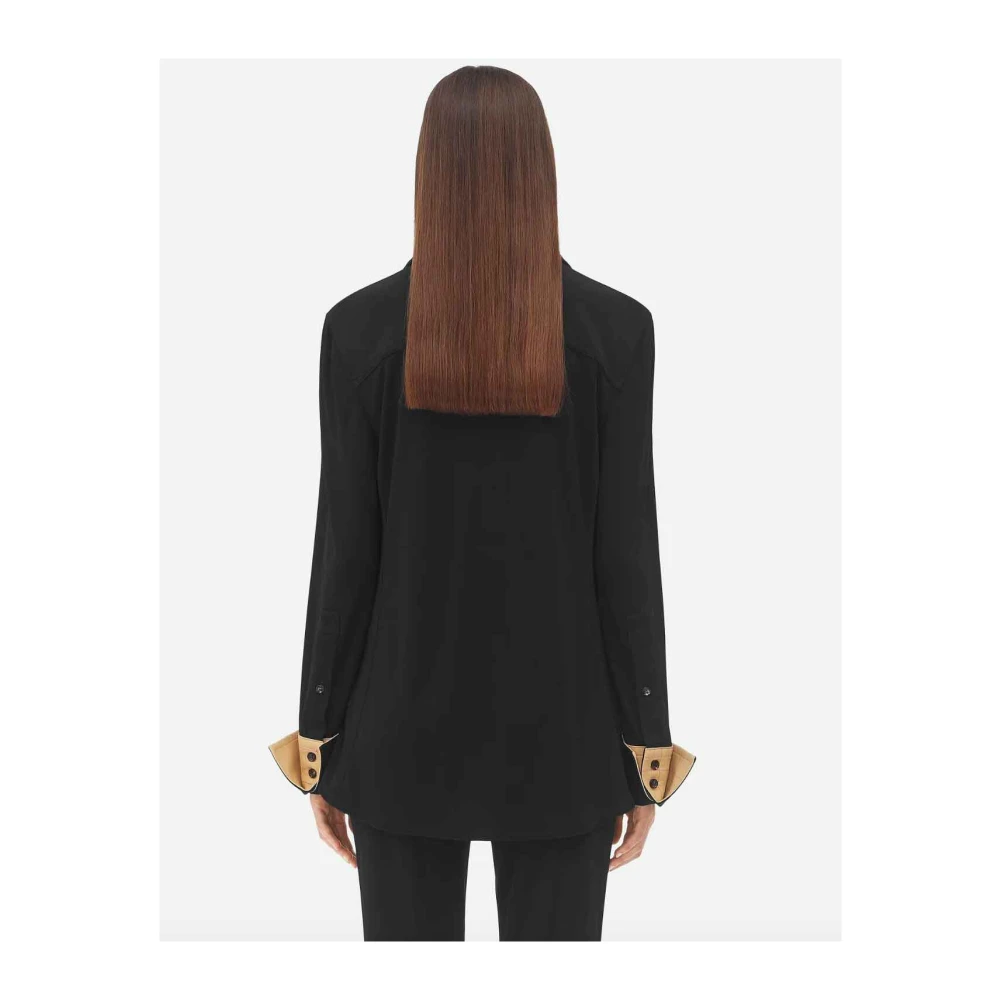 Bottega Veneta Zwarte Shirt voor Mannen Black Dames