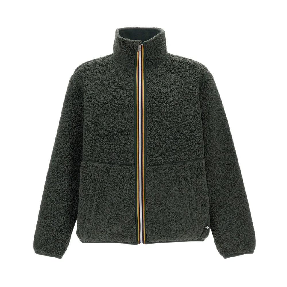 K-Way Uomo Verde Felpe, S, New,