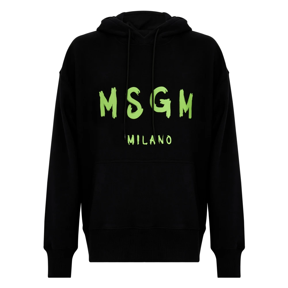 Msgm Zwarte Sweater Collectie Black Heren
