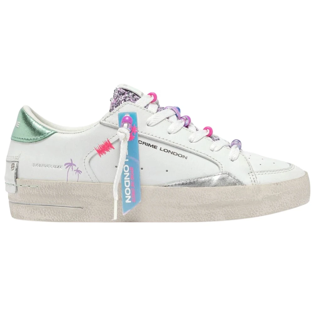 Crime London SK8 Deluxe-20100 Dames Schoenen Wit