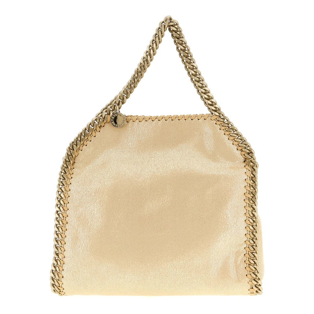 Stella Mccartney Kvinno Gul Väskor Dam, One Size, Polyester, Falabella Mini Crossbody Bag