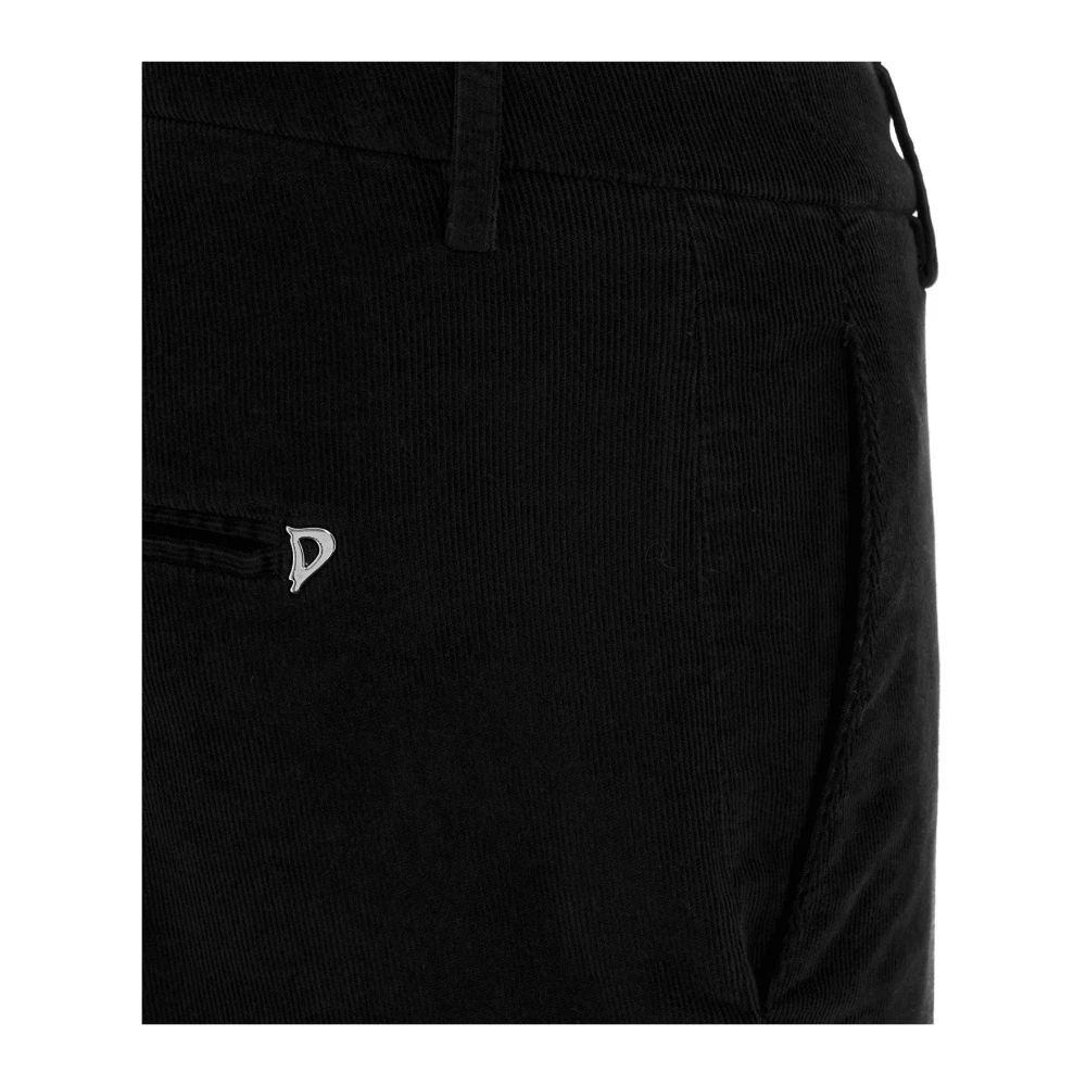 Dondup Slim-fit Broek Black Dames