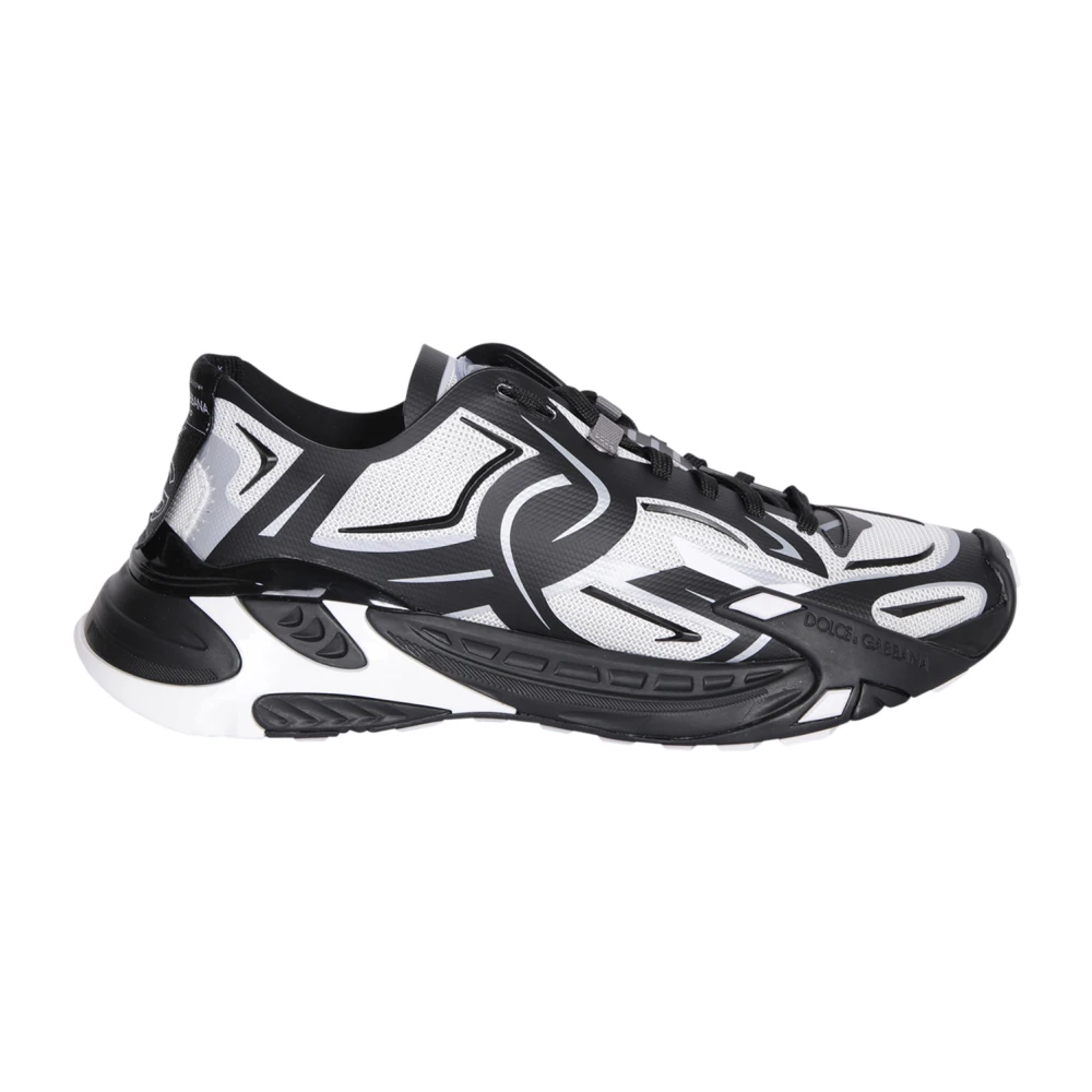 Dolce & Gabbana Zwarte Sneakers Aw23 Amandel Teen Heren Schoenen