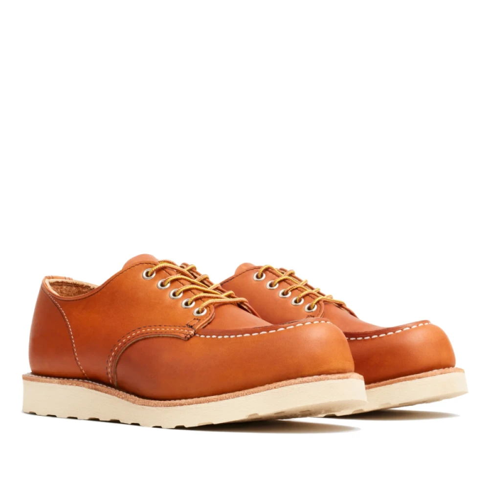Red Wing Shoes Men's Brown Classic Oxford Shoes In Oro - Laced Shoes - 7 Uk - Shoes