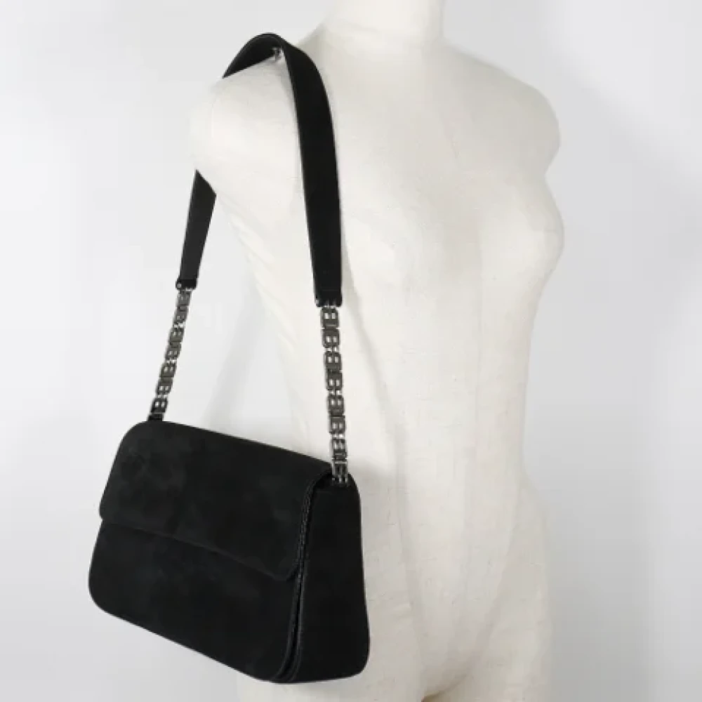 Bally Pre-owned Fabric shoulder-bags Black Dames