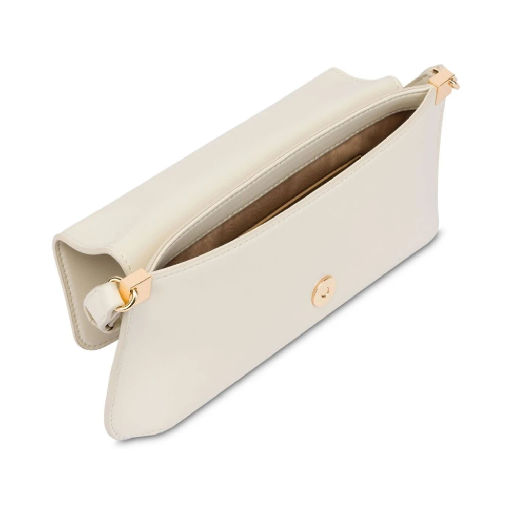 Love Moschino Ivoor Schoudertas voor Vrouwen Beige Dames