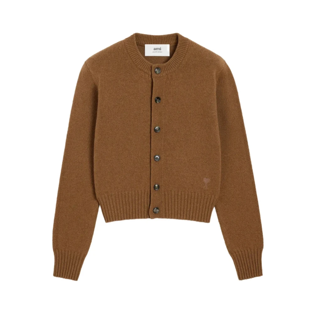 Ami Paris Donna Marrone Maglie, M, New,