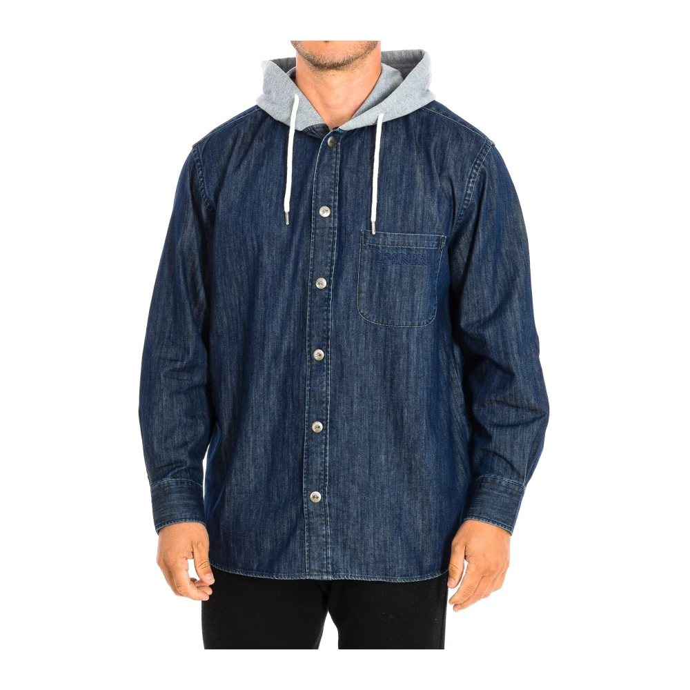 La Martina Men's Blue Regular Fit Hoodie - Hoodies - M - Sweatshirts & Hoodies