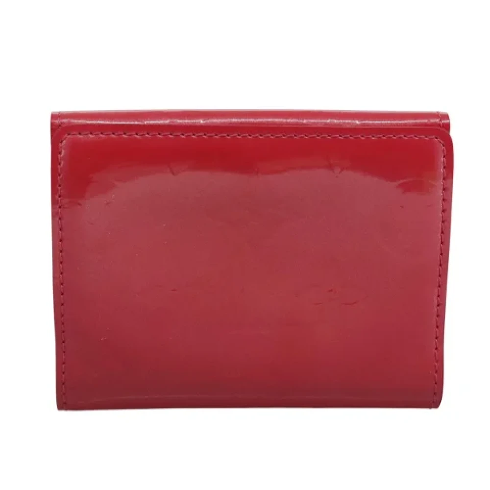 Louis Vuitton Vintage Pre-owned Leather wallets Red Dames