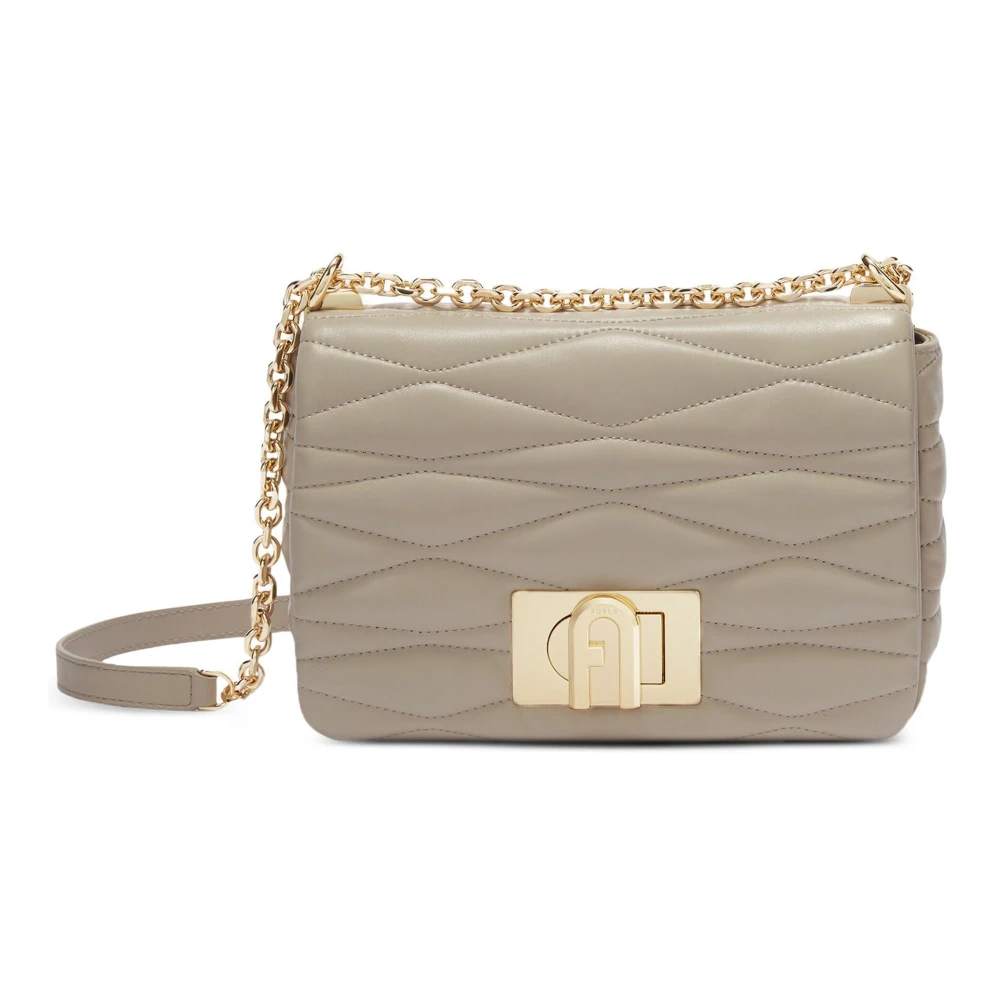 Furla Crossbody Tas 1927 Stijl Beige Dames