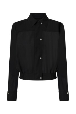 black-press-stud-fastening-shirt