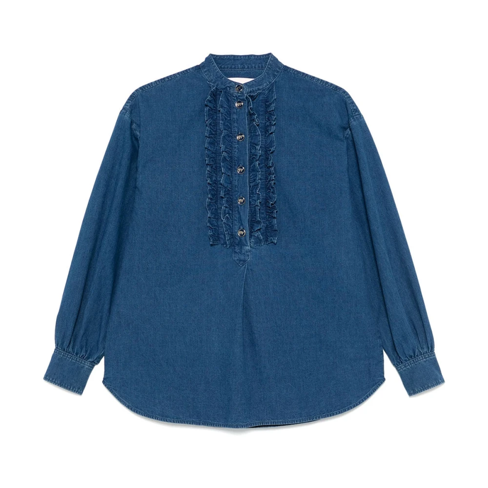 Valentino Garavani Women's Blue Blouses, Xs, Stylish Shirt