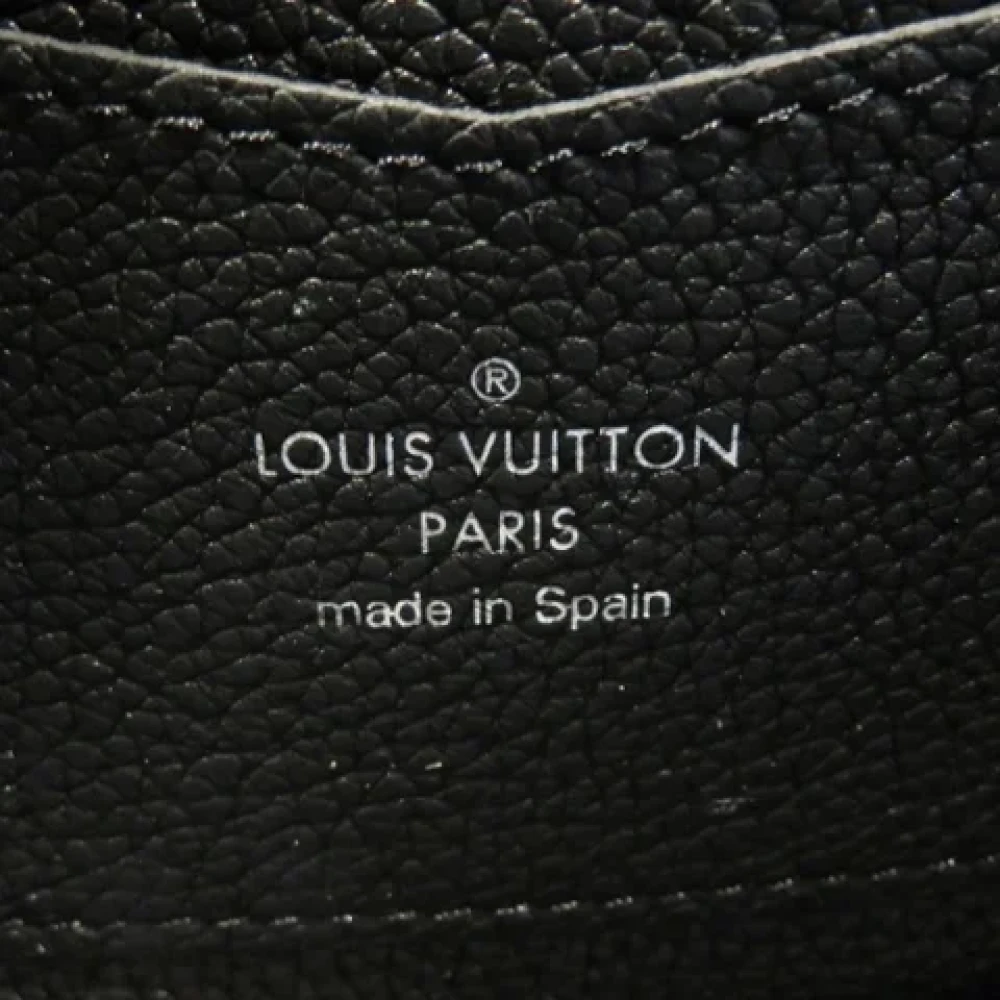Louis Vuitton Vintage Pre-owned Leather wallets Black Dames