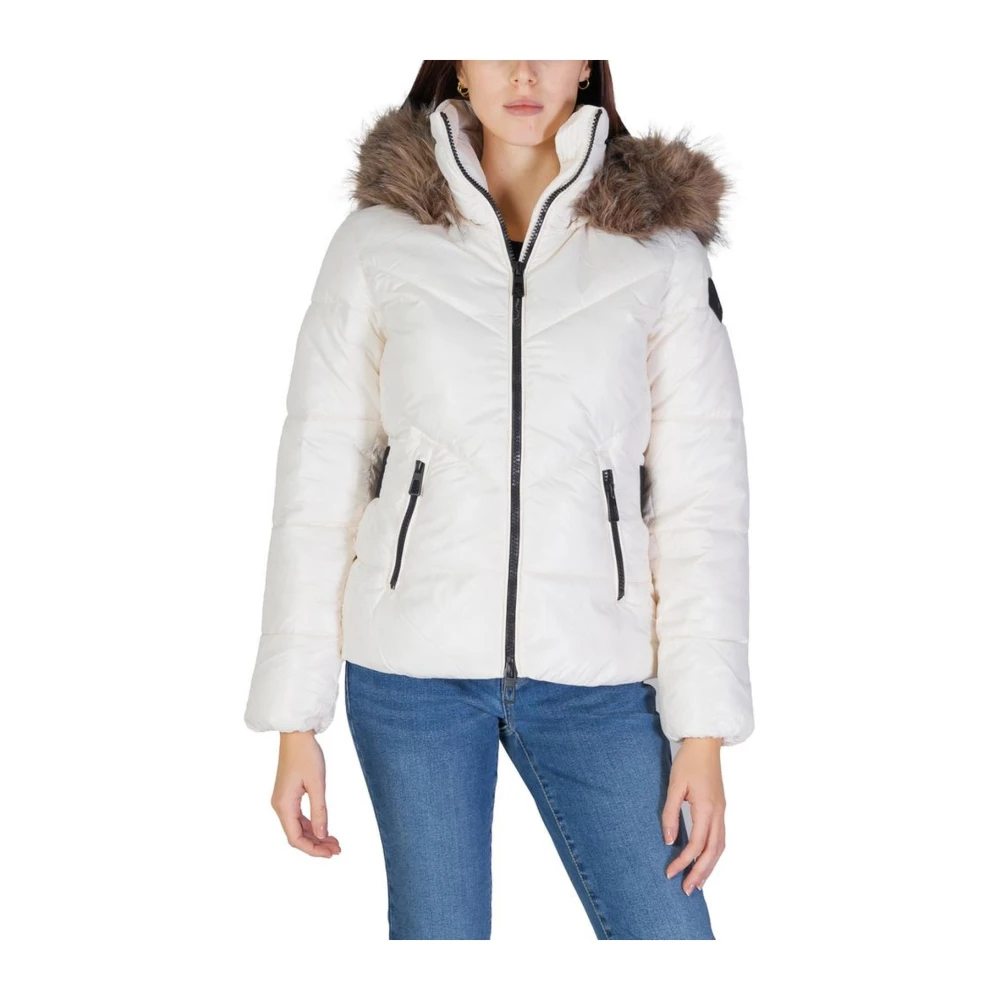 Only Polyamide Jassen & Mantels Collectie Beige Dames