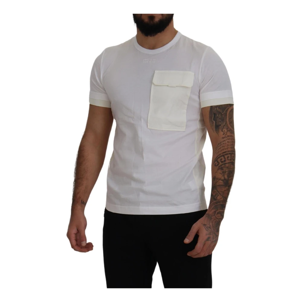 Dolce & Gabbana Witte DG Logo T-shirt White Heren