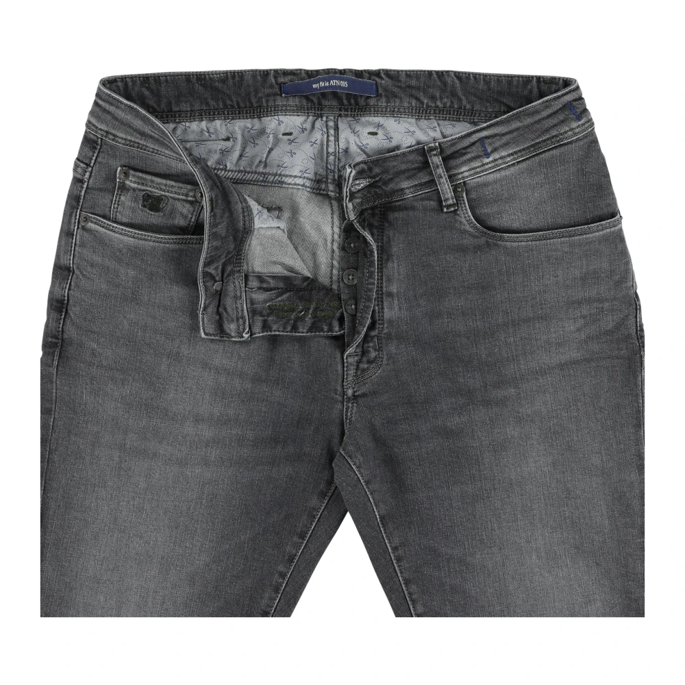 Atelier Noterman Slim-fit Jeans Gray Heren