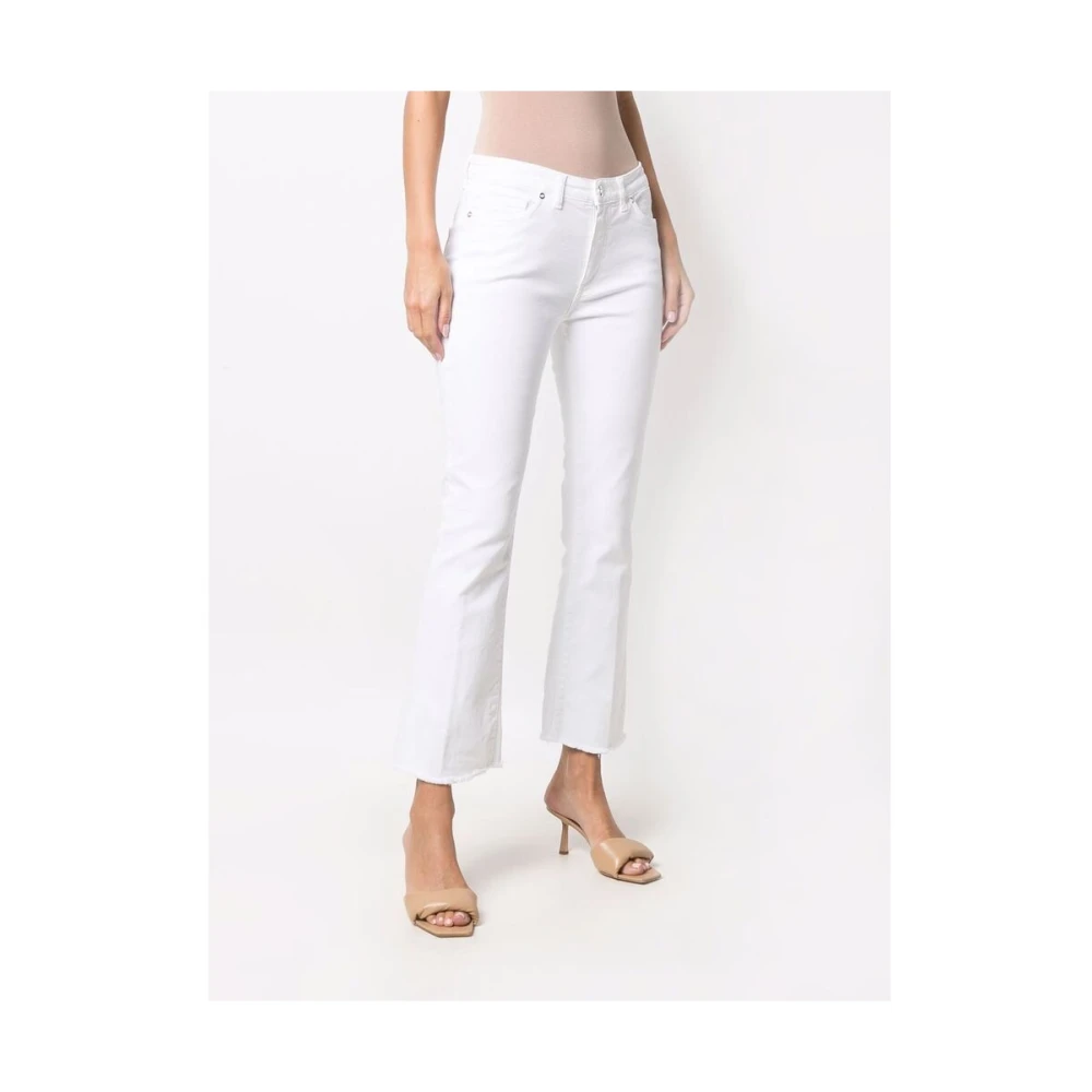 Nine In The Morning Cropped Jeans White Dames