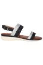 sandalette-en-cuir-tresse-noir-blanc