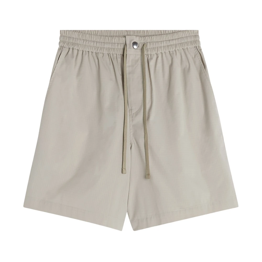 Maison Kitsuné Gray Comfort Elastic Shorts - Male - Casual Shorts - W40 - Shorts