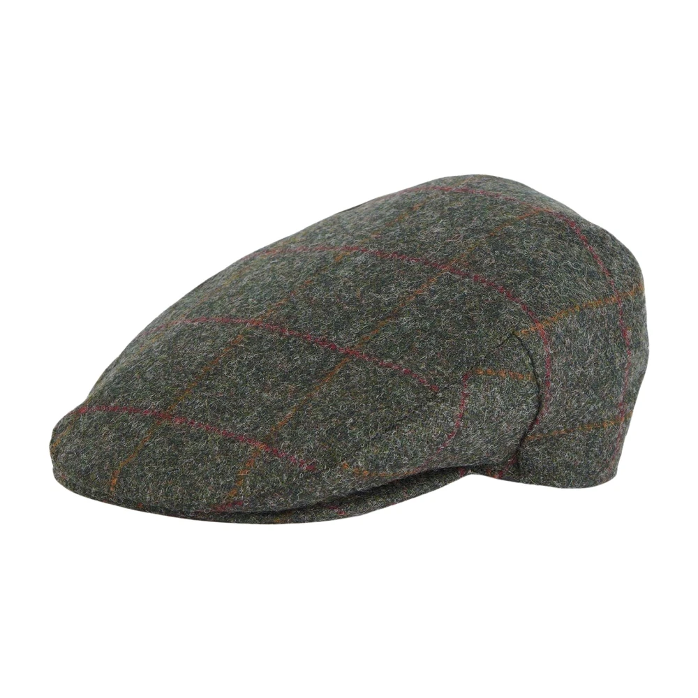 Barbour Wollen Tartan Hoed voor Mannen Green Heren