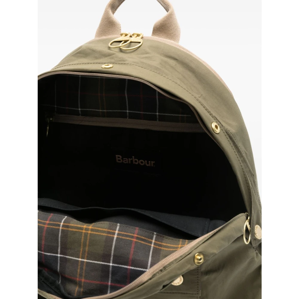 Barbour Groene Rugzak met Topritssluiting Green Heren