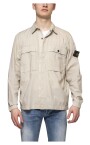 overshirt-en-toile-de-coton-extensible-avec-poches