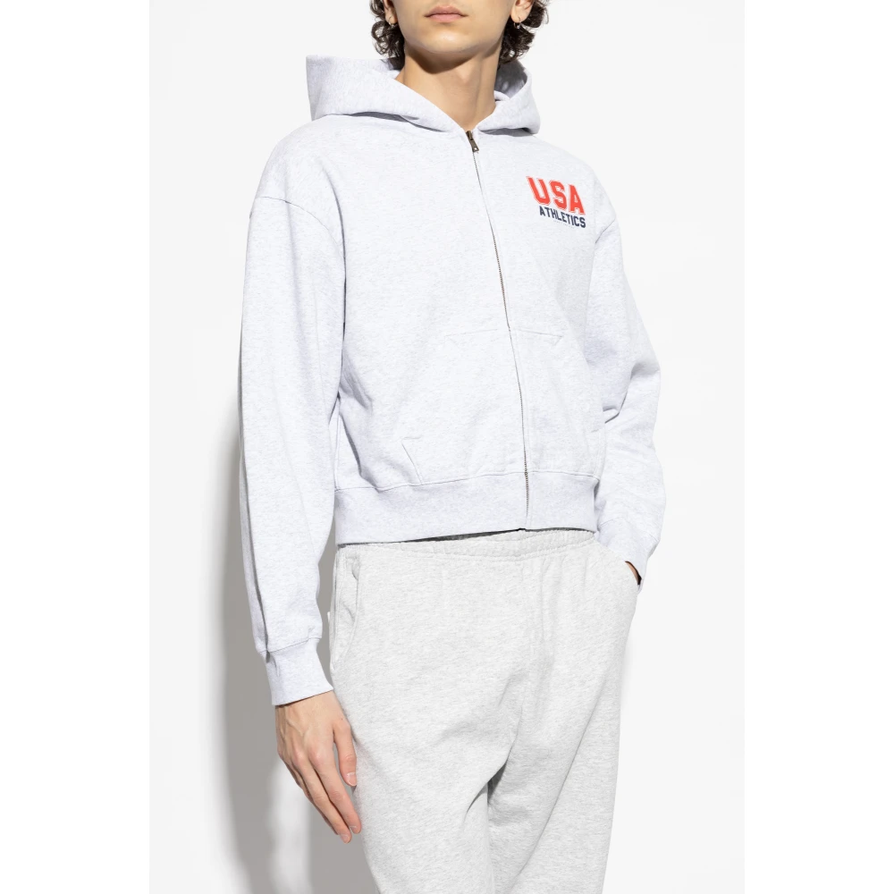 Sporty & Rich Gedrukte sweatshirt Gray Heren