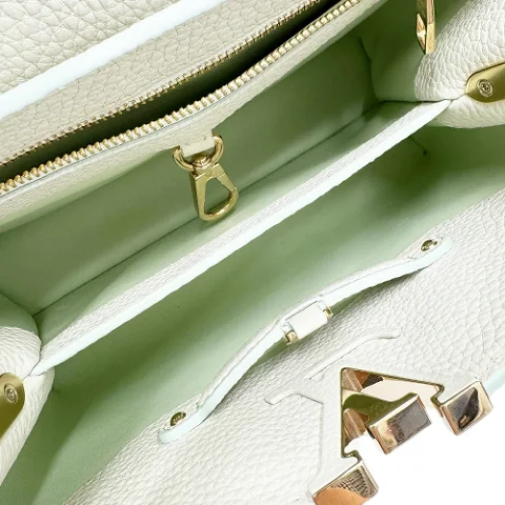 Louis Vuitton Vintage Pre-owned Canvas handbags White Heren