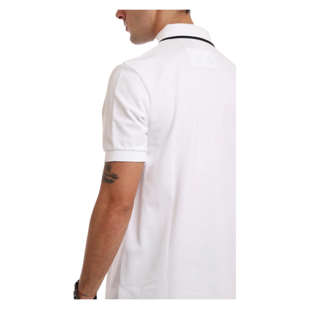 Fred Perry Patch Polo Shirt in Wit White Heren