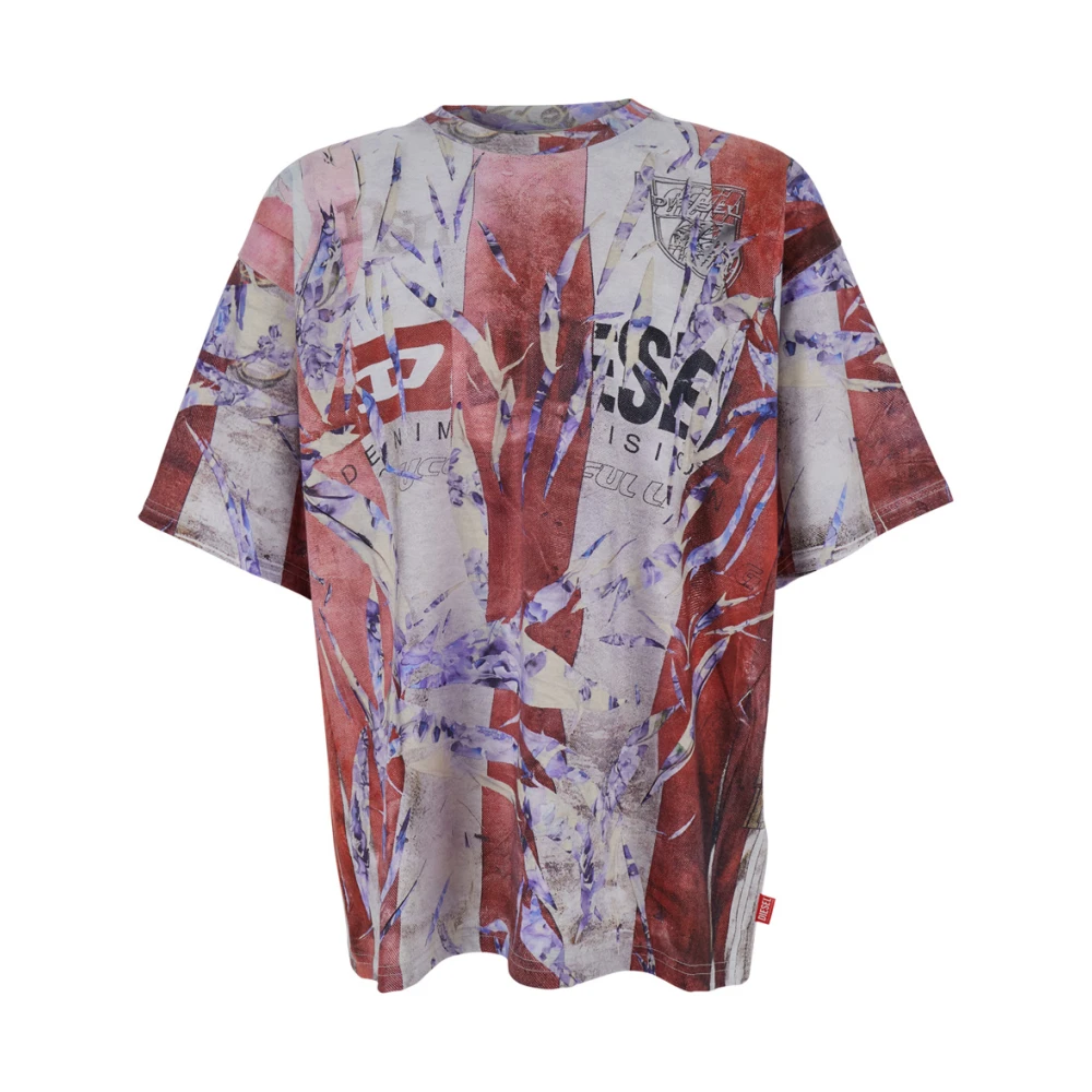 Diesel Multicolor Logoshirt voor Mannen Multicolor Heren