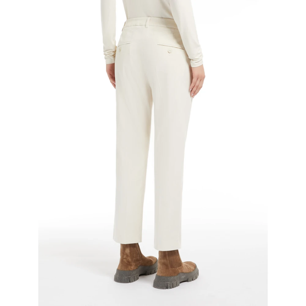 Max Mara Weekend Witte Broek Marrucca White Dames