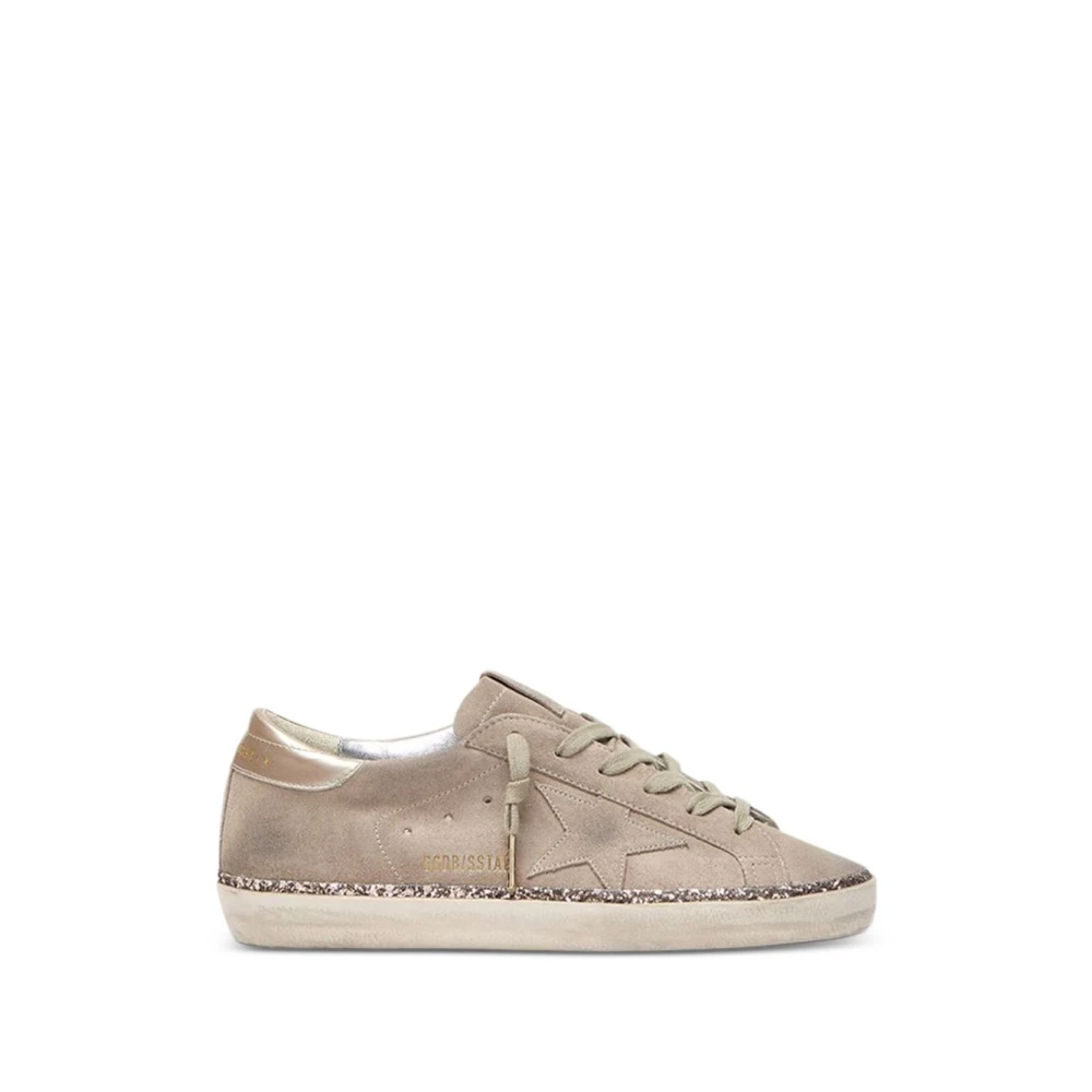 Golden Goose Women's Beige Sneakers, 3 Uk, Super-Star Trainers