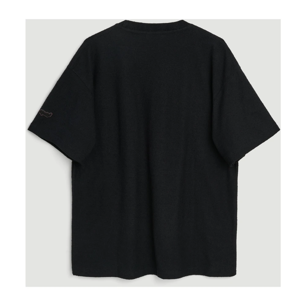 Soulland Boucle Jersey Relaxte T-shirt Black Unisex