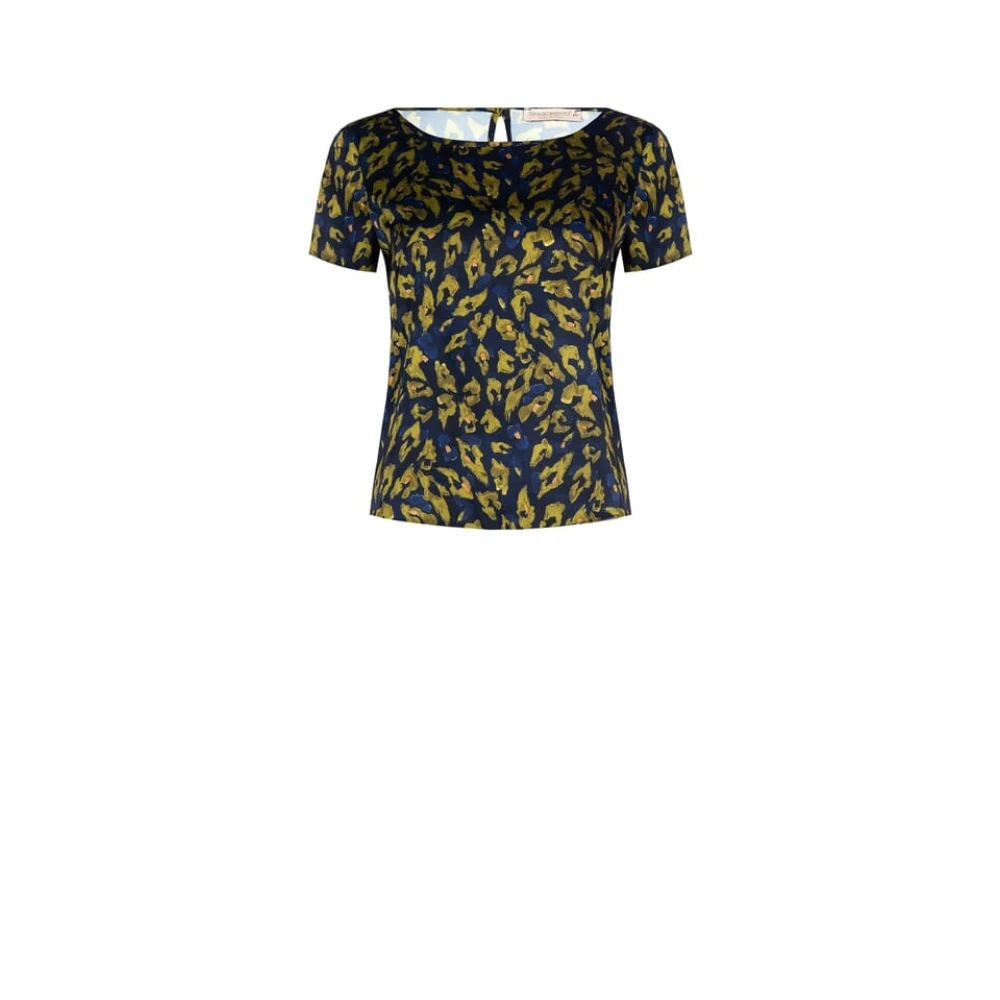 RINASCIMENTO Satin Wide Square Blouse Multicolor Dames