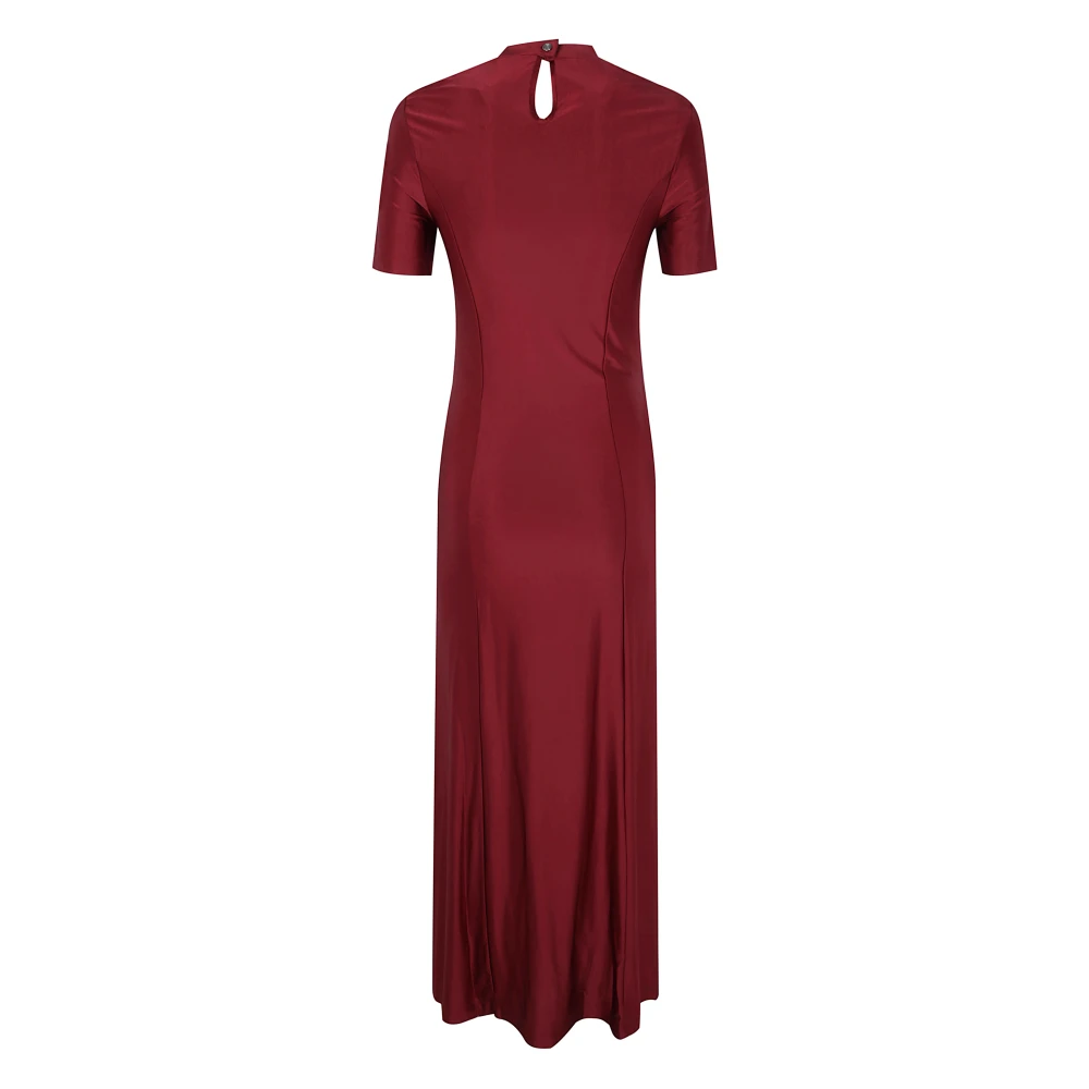 Paco Rabanne Zachte Jersey Jurk Red Dames