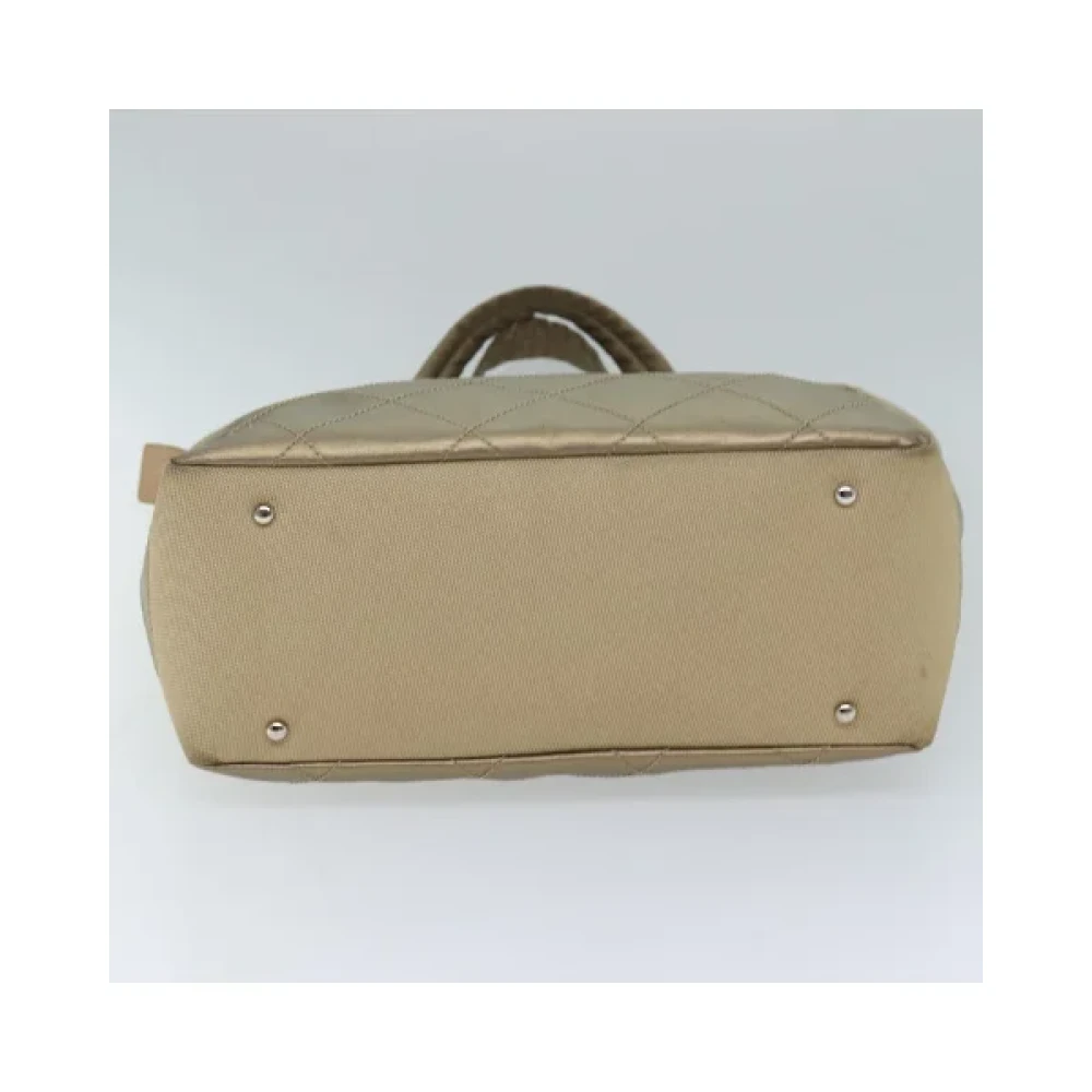 Chanel Vintage Pre-owned Leather chanel-bags Beige Dames