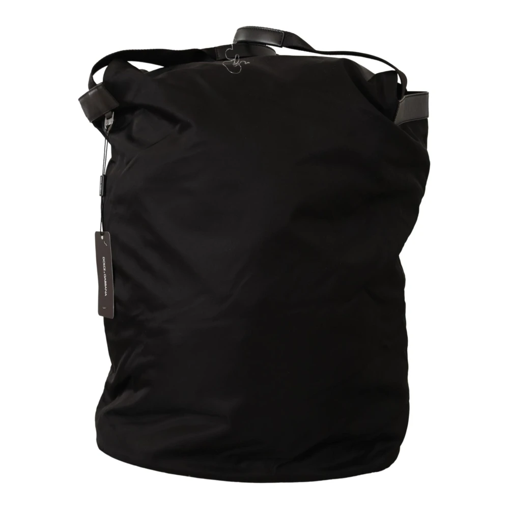 Dolce & Gabbana Weekend Zwarte Nylon Tote Tas Black Heren