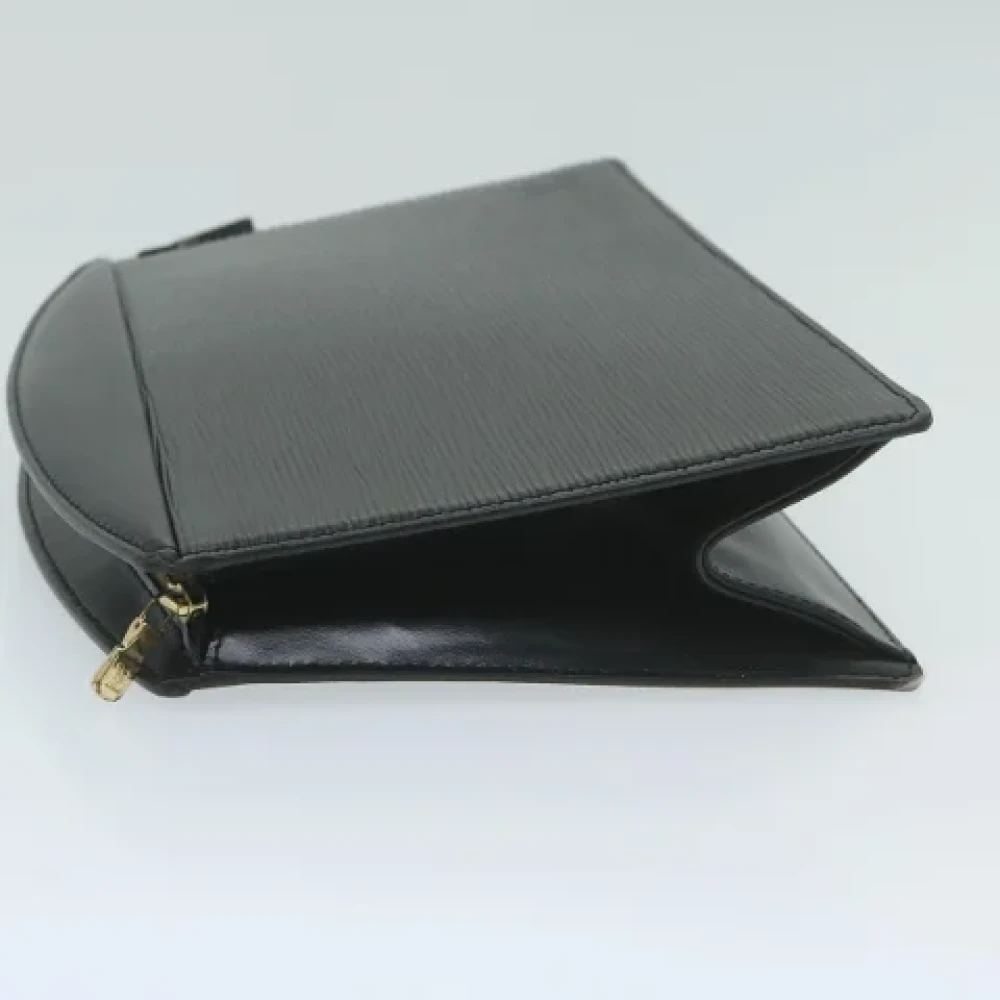 Louis Vuitton Vintage Pre-owned Leather clutches Black Dames