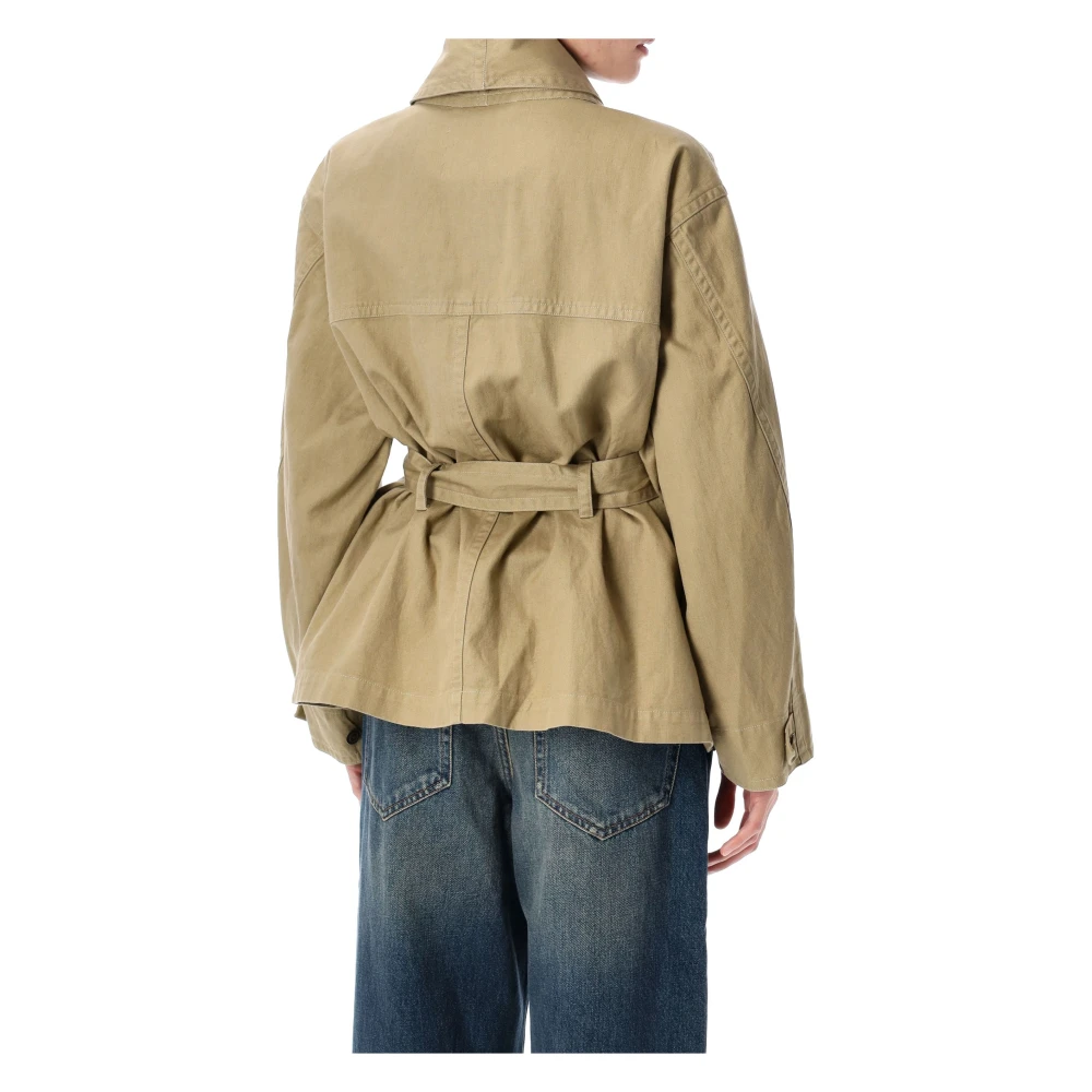 Isabel Marant Étoile Licht Brons Buitenkleding Jas Prunille Blue Dames