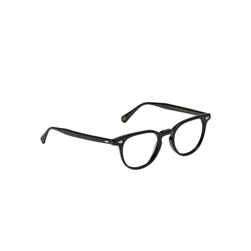 Moscot Unisex Black Glasses, 49 Mm, Fevel Eyeglasses