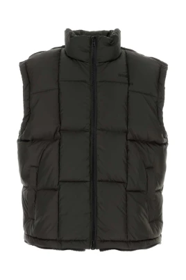 Mörkbrun Polyester Dunjacka